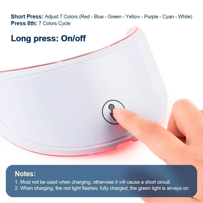 Neck LED Lift Mask for Skin Tightening and Rejuvenation - Smarsty