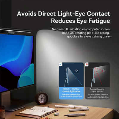 Baseus LED Screen Light Desk Lamp for Reading - Smarsty