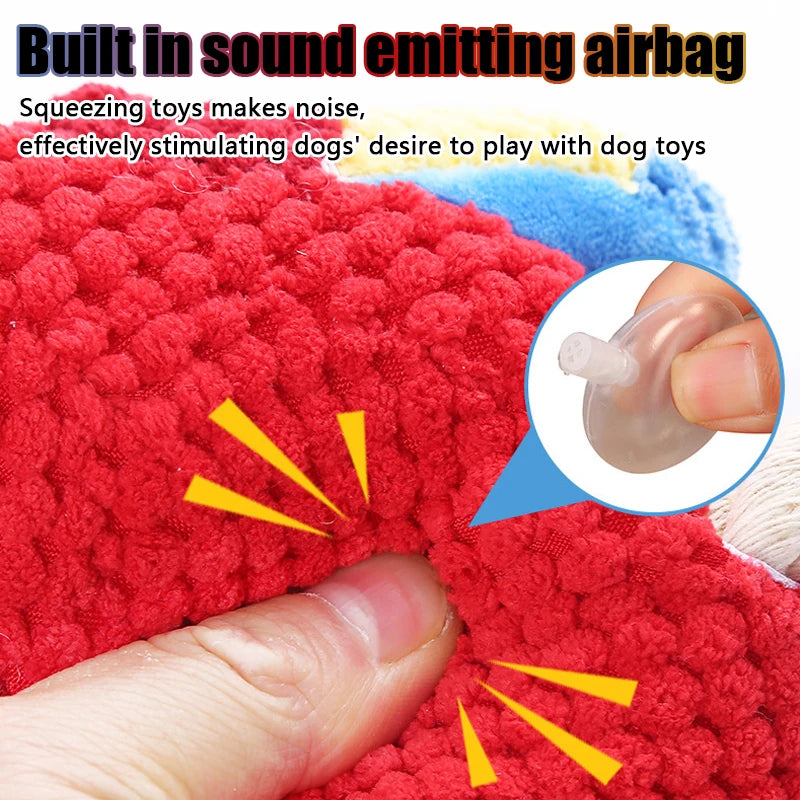 Indestructible Plush Parrot Dog Toy for All Dogs - Smarsty