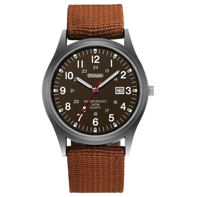 Luxury Mens Luminous Quartz Watch with Calendar - Smarsty