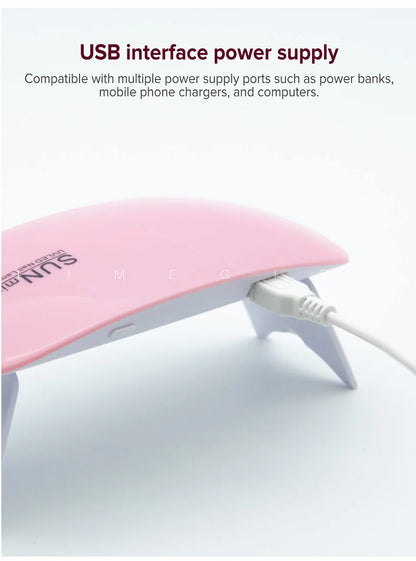 Acrylic Gel Nail Extension Kit with UV LED Lamp - Smarsty