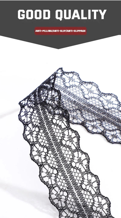 Lace Braided Shoelaces  2.9CM Width Fancy Flat Shoelace Black White Silk Shoe Laces for Ballet Sneakers German Training Shoes - Smarsty