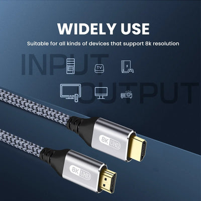 NIERBO HDMI 2.1 Cable 8K 60Hz Ultra High Speed - Smarsty