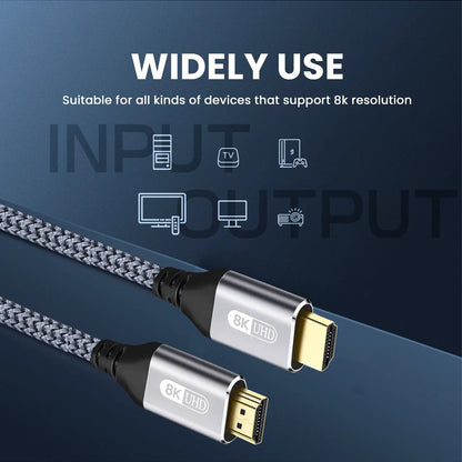 NIERBO HDMI 2.1 Cable 8K 60Hz Ultra High Speed - Smarsty