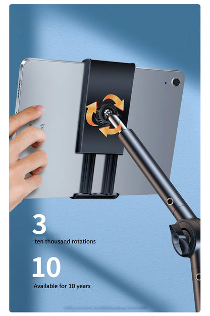 Long Arm 360 Tablet Holder Stand for 4 To 12.9Inch Tablet Smartphone Bed Adjustable Desktop Lazy Holder Bracket Support for Ipad