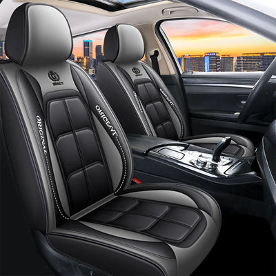 Full Leather Car Seat Cover All Season Universal Pad - Smarsty