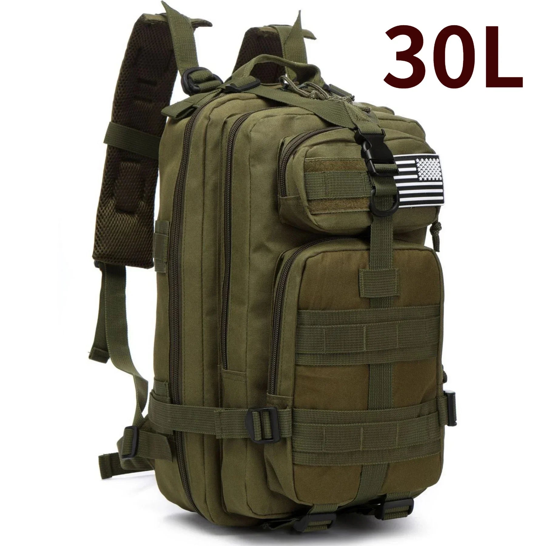 30L/50L 1000D Nylon Waterproof Trekking Fishing Hunting Bag Backpack Outdoor Rucksacks Tactical Sports Camping Hiking - Smarsty