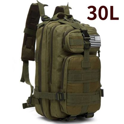 30L/50L 1000D Nylon Waterproof Trekking Fishing Hunting Bag Backpack Outdoor Rucksacks Tactical Sports Camping Hiking - Smarsty