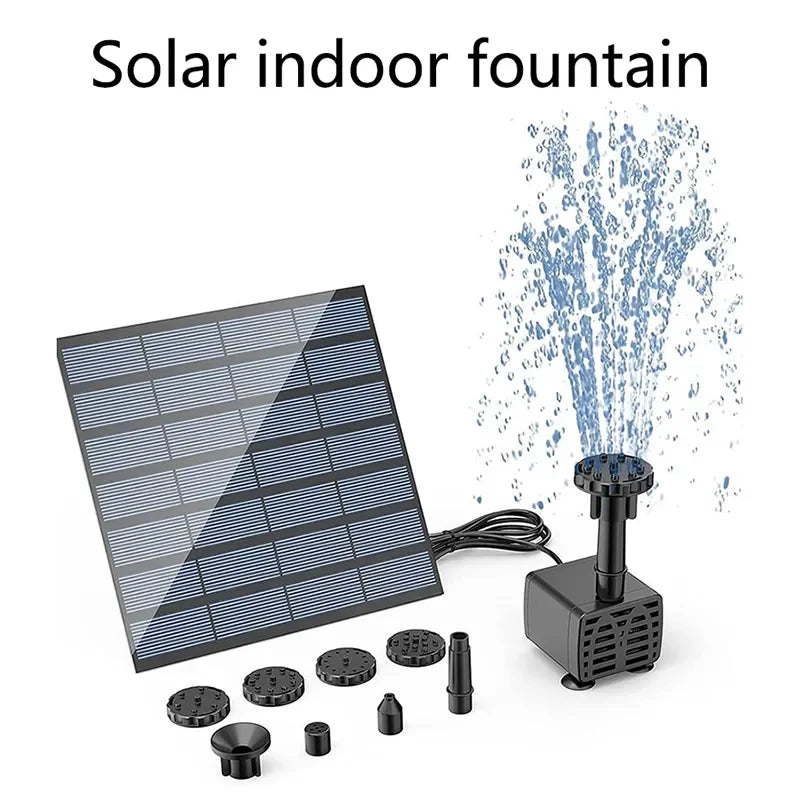 Solar Fountain Pump Kit With Versatile Individual Panels - Smarsty