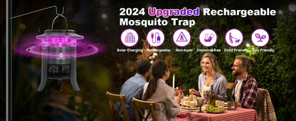 Bug Zapper Outdoor, Mosquito Zapper, Electric Fly Zapper, Mosquito Killer, Fly Traps,Flying Insects Zapper Indoor Outdoor