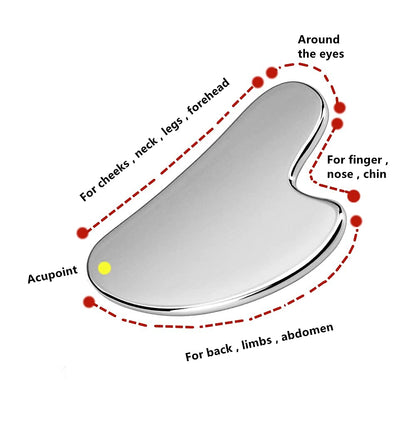 Stainless Steel Gua Sha Board for Facial Massage - Smarsty