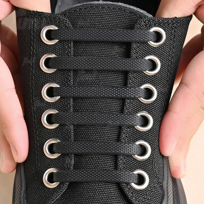 16pcs Silicone Shoelaces No Tie Shoelaces Without Ties Elastic Lace Shoelace Kids Adult Creative Lazy Silicone Laces Rubber Lace - Smarsty
