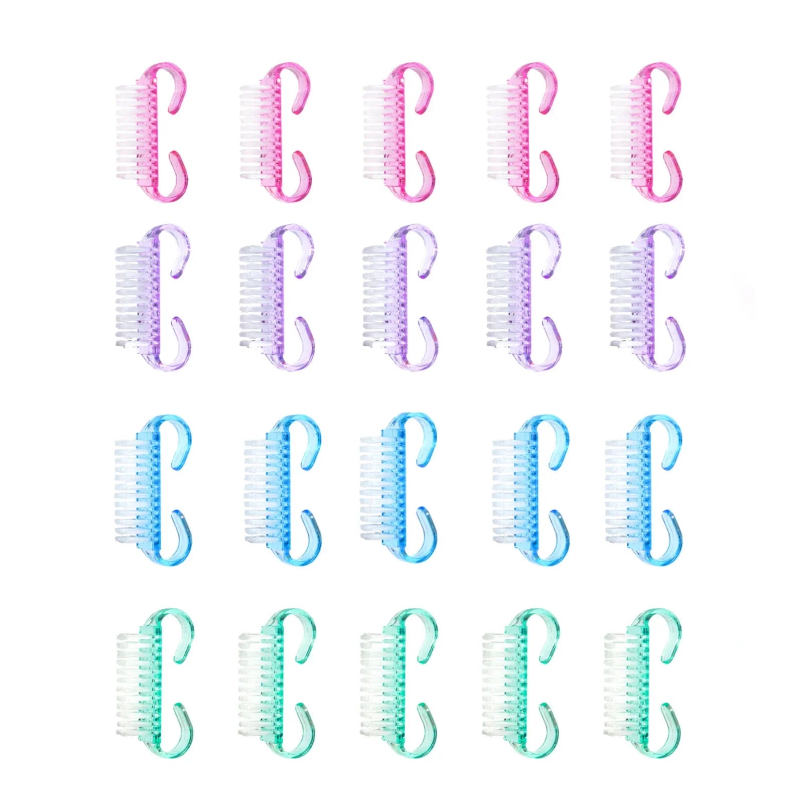 Pink Acrylic Nail Brushes Set for Easy Dust Removal - Smarsty