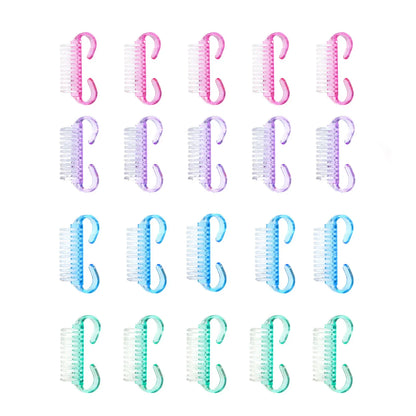 Pink Acrylic Nail Brushes Set for Easy Dust Removal - Smarsty