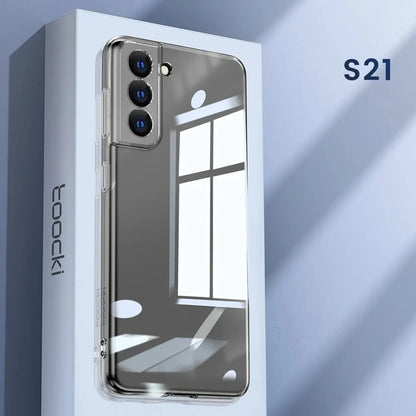 Clear TPU Phone Case For S21 S22 S23 S24 Dustproof - Smarsty