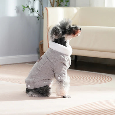 Warm Fleece Dog Jacket for Small Pets - Smarsty