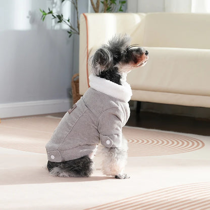 Warm Fleece Dog Jacket for Small Pets - Smarsty