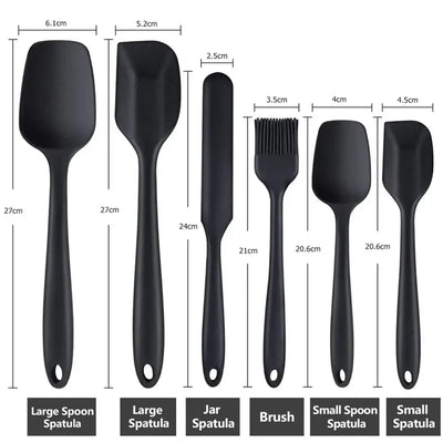 Silicone Spatula Set for Baking Non Stick Heat Resistant - Smarsty
