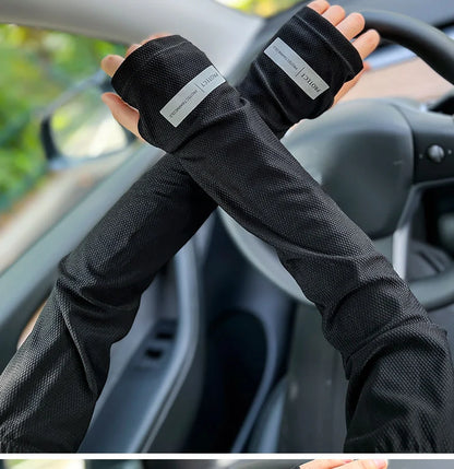 Men's Large UV Protection Ice Sleeves for Summer Outdoor - Smarsty
