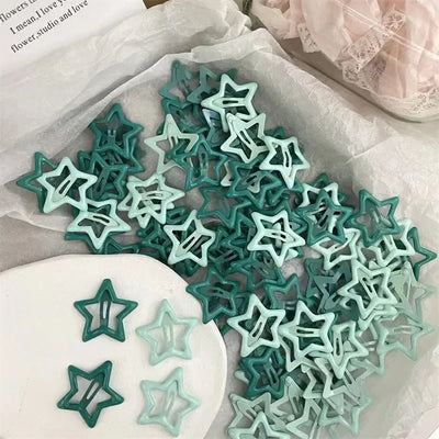 Colorful Kawaii Star Hair Clips for Sweet Girls - Smarsty