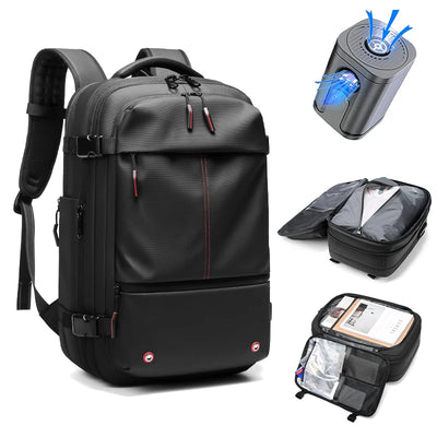 Men Travel Backpack vacuum compression 17 inch Laptop Backpack Business Large Capacity school Backpack Expanded Hiking backpack - Smarsty