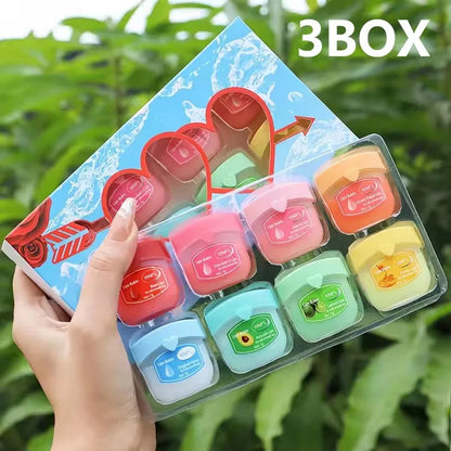 Moisturizing Fruit Lip Balm Set for Soft Lips - Smarsty