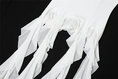 Sexy Off Shoulder Crop Tops Spring Summer Halter Sleeveless Streetwear Y2K White Solid Tank Top Casual Evening Party Club Tees