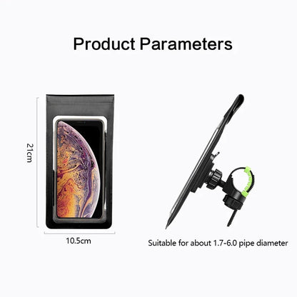 Waterproof Bike Phone Holder With TPU Touch Screen Mount - Smarsty