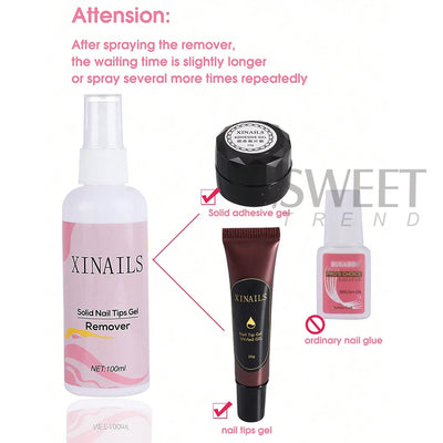 100ml Non-Acetone Nail Polish Remover Gel - Smarsty
