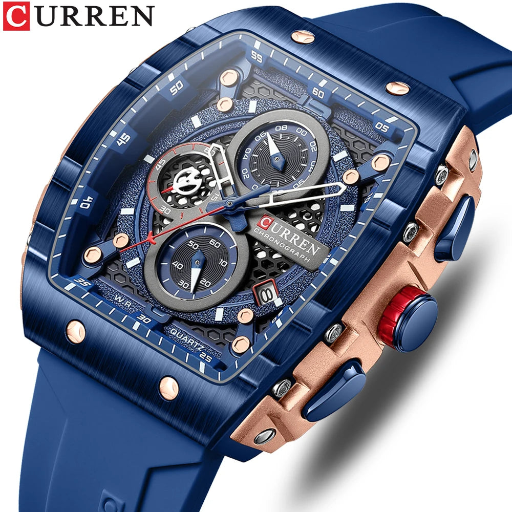 Curren Sports Large Dial Casual Quartz Watch - Smarsty