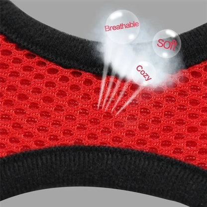 Breathable Adjustable Cat Dog Harness with Reflective Features - Smarsty
