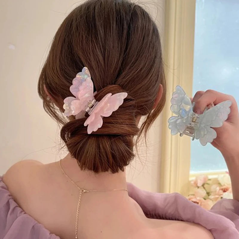 Fairy Butterfly Hair Claw Clip for Stylish Updos - Smarsty