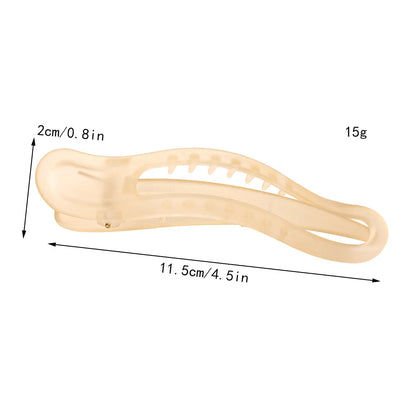Acrylic Matte Duckbill Hair Claw Clips Strong Comfortable - Smarsty