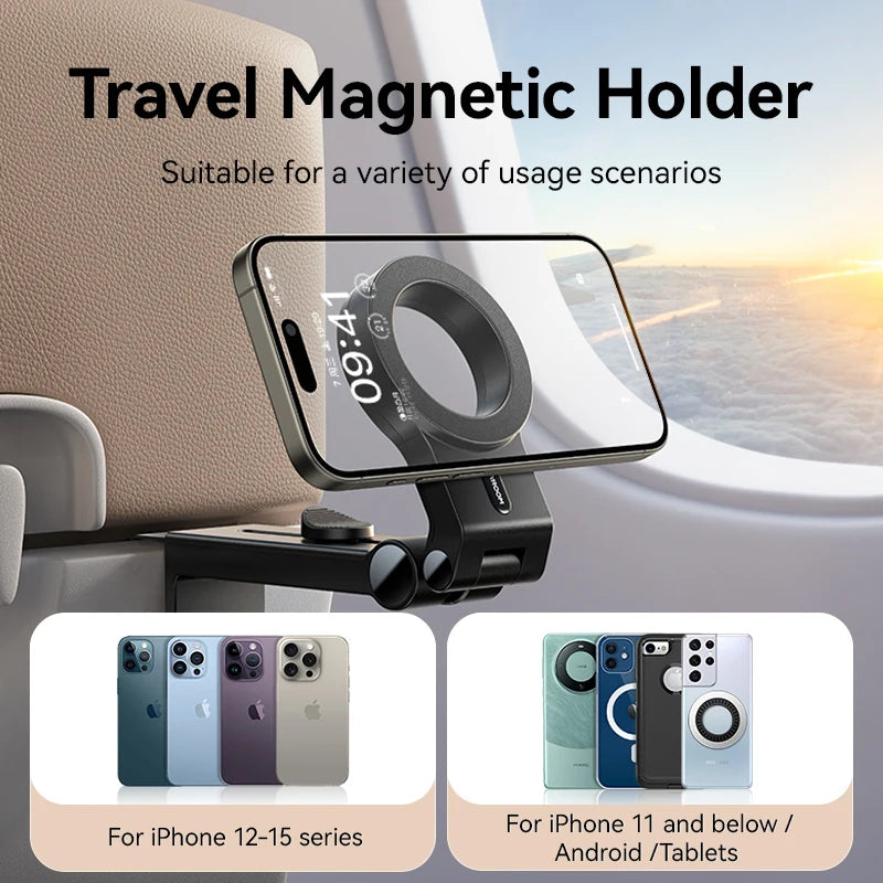 Magnetic Airplane Phone Holder With Flexible Rotation - Smarsty