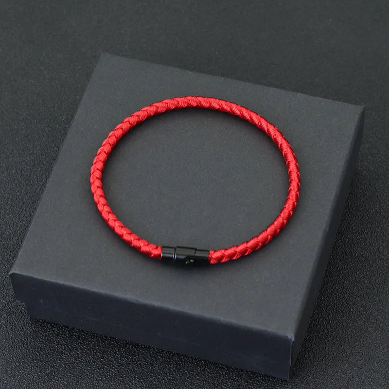 Grade A Keel Rope Bracelet Men Femme Lucky Red Thread Braclet Attract Mirco Magentic Couple Braslet Wealth Prosperity Brazalete - Smarsty