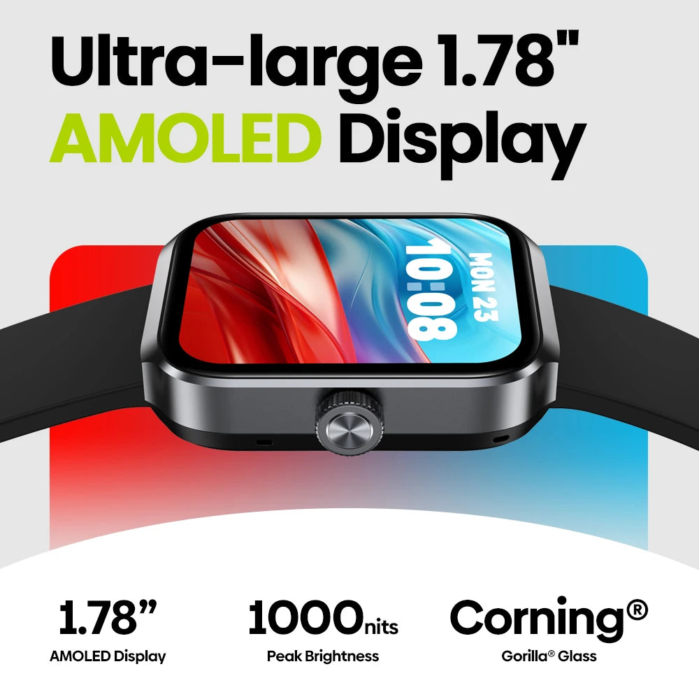 Zeblaze Beyond 3 Plus GPS Smart Watch with AMOLED Display - Smarsty