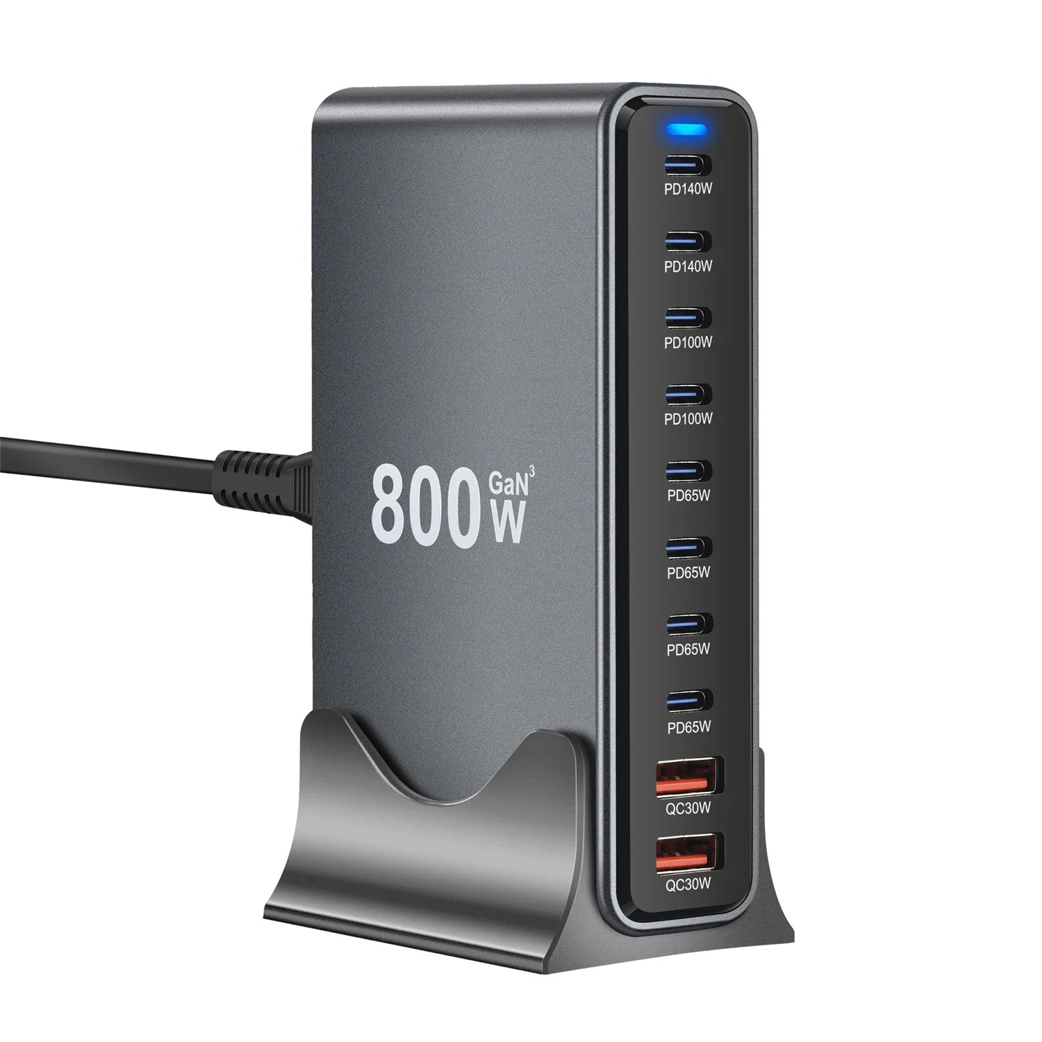 GaN 800W Desktop USB C Charger PD3.1 Fast Charge Pro - Smarsty
