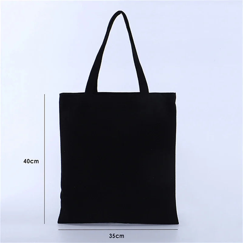 Large Capacity Canvas Tote Bag Reusable Eco Shopping Bag - Smarsty