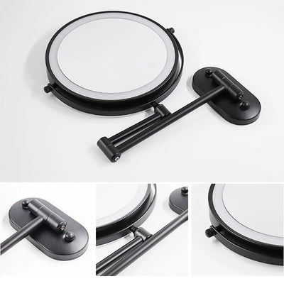 8 Inch Chrome Makeup Mirror with Dual Magnification - Smarsty