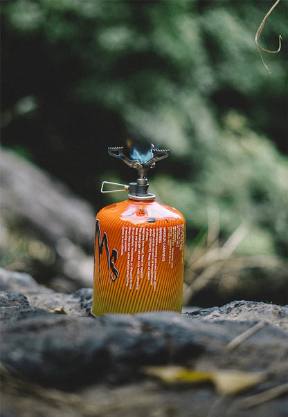 BRS Outdoor Gas Stove Mini Camping Gas Burner 25g Ultralight Titanium Picnic Hiking Cooking Stove Survival Furnace BRS-3000T