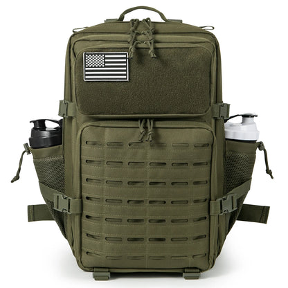 45L Tactical Backpack survival Bag Hunting MOLLE Backpack GYM For Men EDC Outdoor Hiking Rucksack Witch Bottle Holder - Smarsty