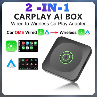 Wireless CarPlay Android Auto Adapter For OEM Car Stereo - Smarsty