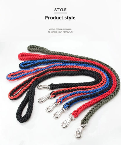 Comfort-Strong 5-Foot Braided Dog Leash for Training - Smarsty