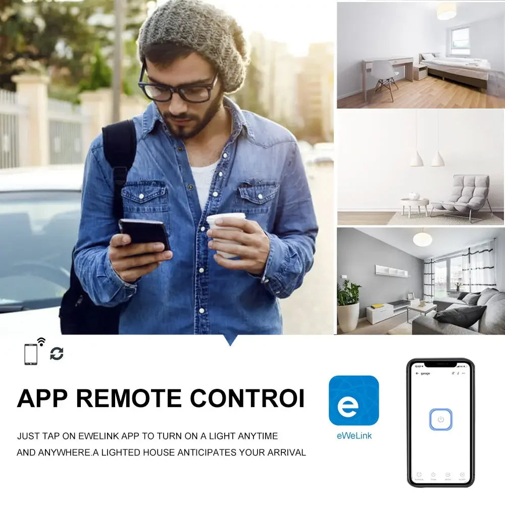 Ewelink E27 Wifi Smart Socket With Voice Control - Smarsty