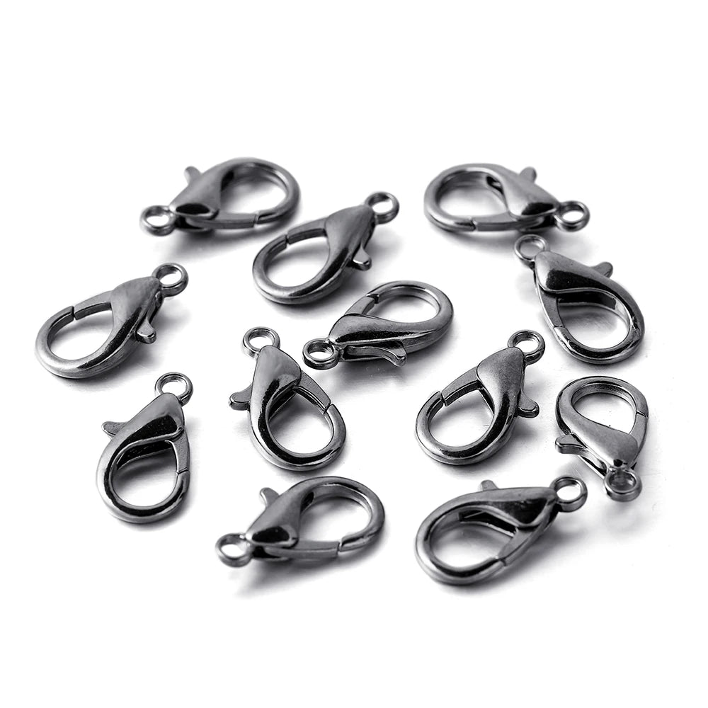 100pcs Lobster Clasps Jewelry Findings for DIY Making - Smarsty