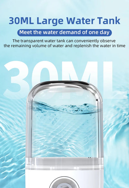 Portable Rechargeable Mini Facial Steamer for Hydration - Smarsty