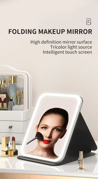 LED Dimmable Makeup Mirror with Adjustable Brightness - Smarsty