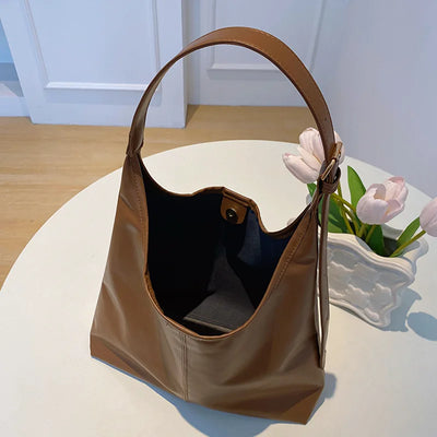 Large Tote Bag For Women Everyday Retro Simple Shoulder Bag - Smarsty