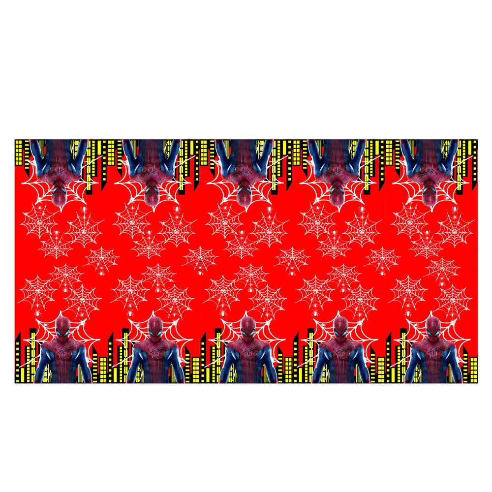 Spiderman Birthday Tablecloth for Kids Party Supplies - Smarsty