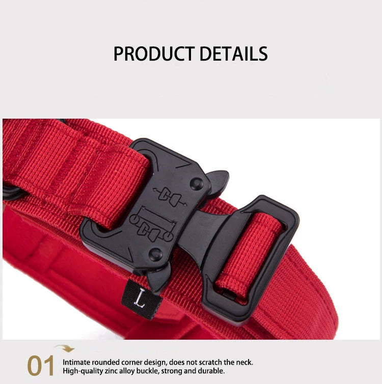 Durable Reflective Nylon Dog Collar and Leash Set - Smarsty